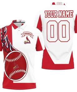 Add A Personal Touch with Our Customized 3D All-Over Print Polo Shirt for St. Louis Cardinals Lovers