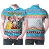 Add A Touch of Sass to Your Ugly Christmas Sweater with Golden Girls Fan Christmas Knitting Pattern 3D Polo Shirt