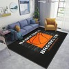 Add Brooklyn Style to Your Room with Personalized Brooklyn Basketball Graphic Print Area Rug