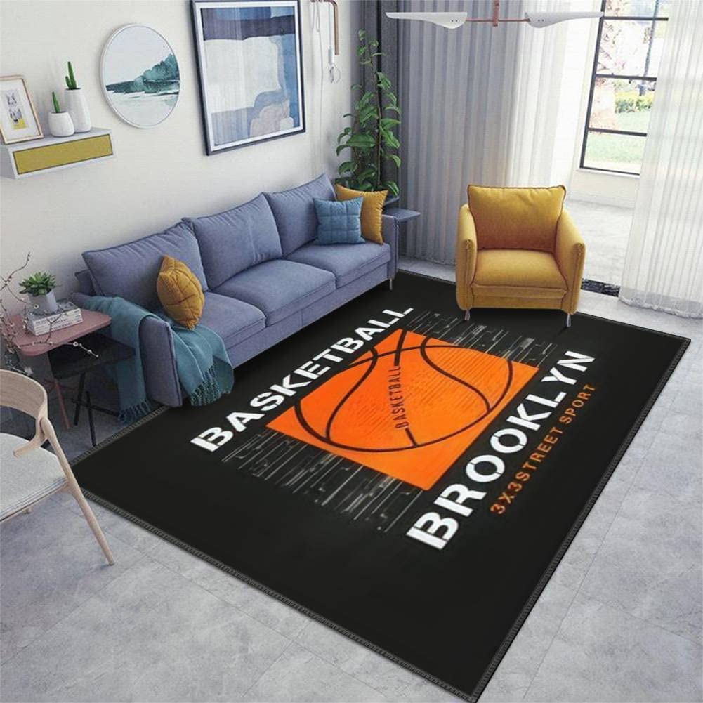 Add Brooklyn Style to Your Room with Personalized Brooklyn Basketball Graphic Print Area Rug
