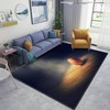 Add Depth to Your Room with Personalized Basketball Ball on Court with Spotlight 3D Area Rug