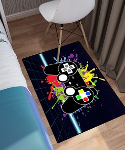 Add Personalized Style to Boys' Bedroom with Cool Gamer Rugs - Gaming Mat, Playroom, and Yoga with Game Room Rug Ideas