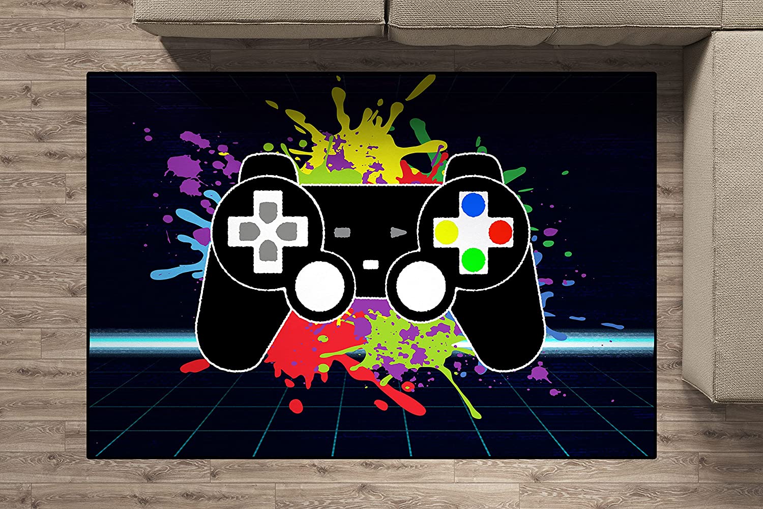 Add Personalized Style to Boys' Bedroom with Cool Gamer Rugs - Gaming Mat, Playroom, and Yoga with Game Room Rug Ideas - Image 4