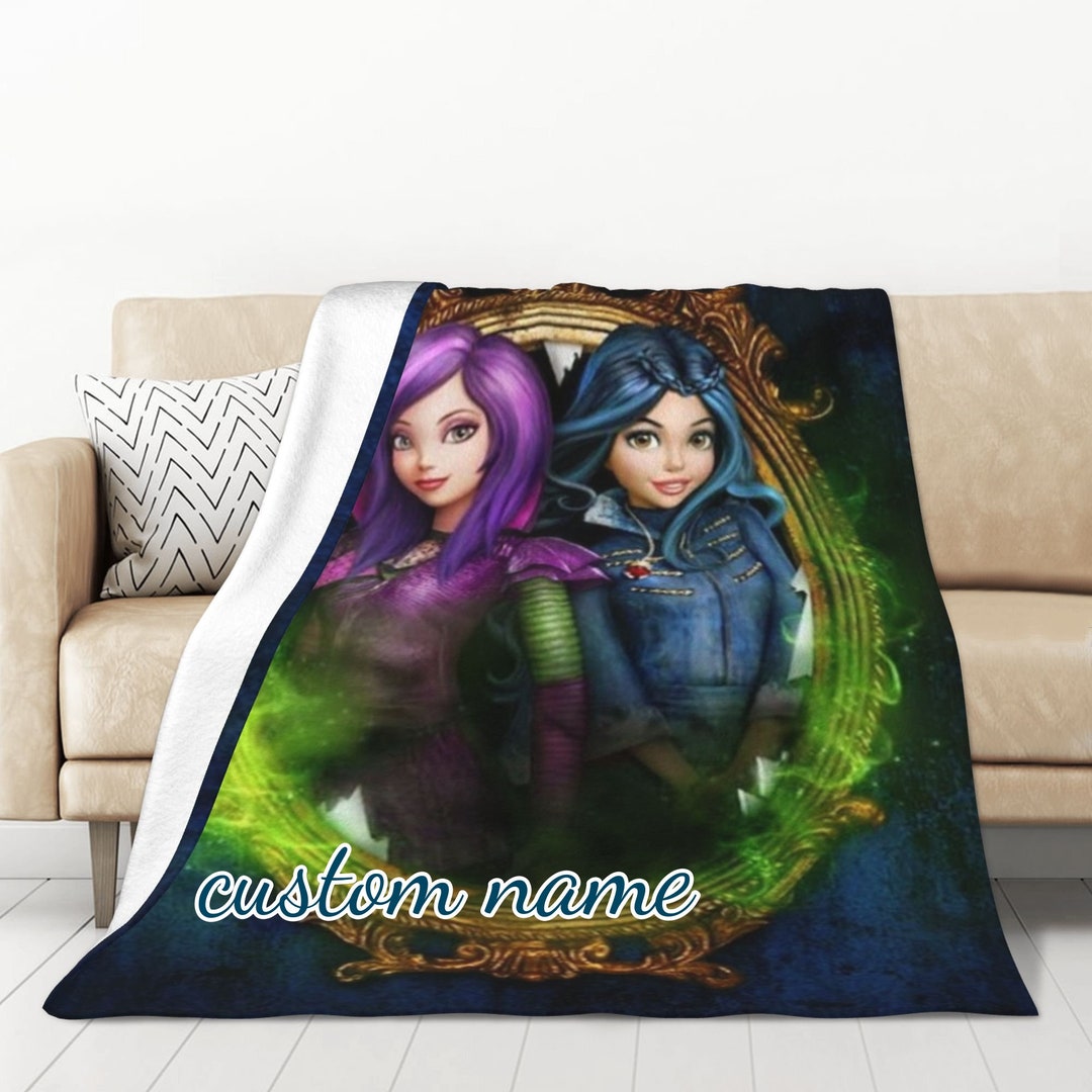 Add Some Magic to Your Living Space with Personalized Disney Descendants Tapestry Blanket