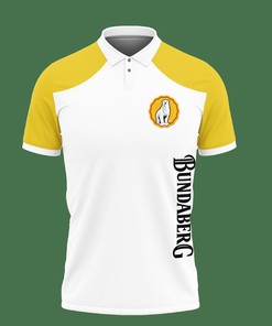 Add a Pop of Color to Your Outfit with Our Yellow Bundaberg TNC-VA Polo Shirt Ver 1 Made from Breathable Fabric