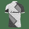 Add a Simple Yet Elegant Touch with Our Grey 3D Printed Callaway NQP-HT Polo Shirt Ver 1