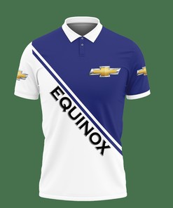 Add a Sporty Look to Your Outfit with Our Blue 3D Printed Chervolet Equinox Nqp-Va Polo Shirt Ver 1