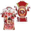 Add a fun look with San Francisco 49ers Nfc West Division Super Bowl 2021 Polo Shirt All Over Print Shirt 3d T-shirt