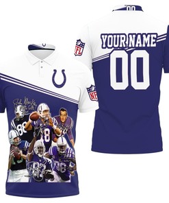 Add a personalized touch to your game day look with our Colts 3D personalized polo shirt featuring an all-over print