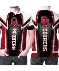 Add a splash of color to your wardrobe with this Art Oklahoma Sooners Bright Logo 3D All Over Print Polo Shirt.