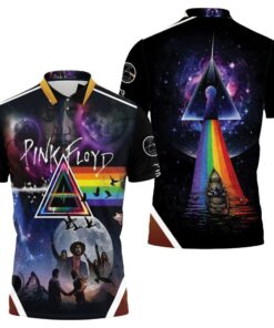 Add a touch of nostalgia to your wardrobe with this Art Pink Floyd Album Covers 3D All Over Print Polo Shirt.