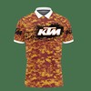 Add some color to your collection with this Orange 3D Printed Ktm Racing Nct-Ht Polo Shirt Ver 1