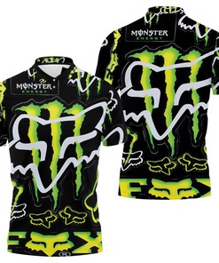 Add some color to your style with this Monster Energy logo for lovers 3D polo shirt featuring an all over print design.