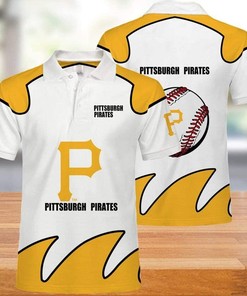 Add some edge to your style with this Pittsburgh Pirates 3D print polo shirt.