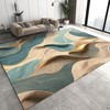 Aesthetic Black and White Plaid 3D Illusion Swirl Rug for Your Home Decor: A Quirky and Stylish Area Rug