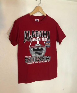 Alabama Crimson Tide 2012 Bcs National Championship Sweatshirt Hoodie Football Game Day T-Shirt Lover