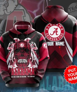 Alabama Crimson Tide All Over Print Hoodie for Women