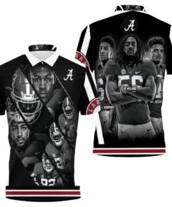 Alabama Crimson Tide Football Players Josh Jacobs, Najee Harris, and Irv Smith Jr. Polo Shirt