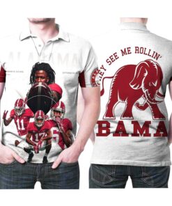 Alabama Crimson Tide Football University National Champions 3D Allover Print Polo Shirt for Fans and Gift