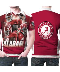 Alabama Crimson Tide National Champion Legend Football Players 4 3D Allover Print Polo Shirt for Fans and Gift