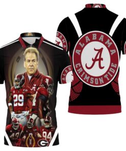 Alabama Crimson Tide National Championship Atlanta 2018 Gift 3D Allover Print Polo Shirt for Fans