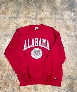 Alabama Russell T-Shirt Sweatshirt Hoodie Vintage Style Full-Size Gift For Ncaa Enthusiasts
