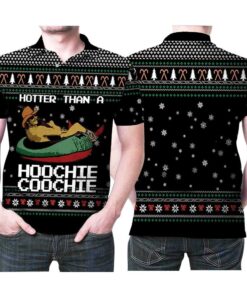 Alan Jackson Chattahoochee Hotter Than Hoochie Coochie Christmas 3D Polo Shirt