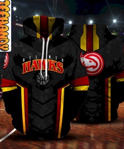 Alanta Hawks Premium All Over Print 3D Hoodie Men