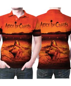 Alice in Chains Rock Music Band 3D All Over Print Polo Shirt for Music Lovers