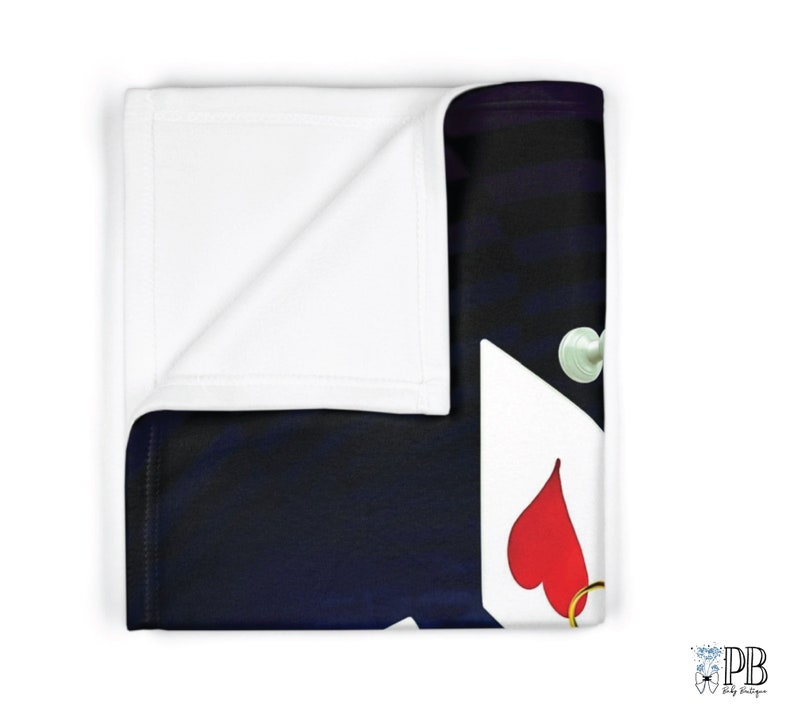 Alice in Wonderland Baby Blanket, Newborn Gift, Soft Blanket for Baby, Disney Bedding - Image 3