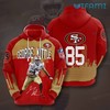 All Over Print 3D Hoodie 3D George Kittle Design 3D San Francisco 49ers Gift