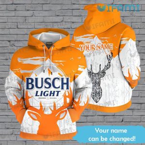 All Over Print 3D Hoodie for Men with Custom Name for Deer Hunting Beer Lovers Gift - Image 2