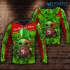 All Over Print 3D Hoodie with Baby Yoda Print 3D St. Patrick's Day Edition