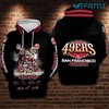 All Over Print Black Hoodie with Player Signatures 3D San Francisco 49ers Gift