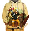 All Over Print Kurama And Naruto Hoodie 3D