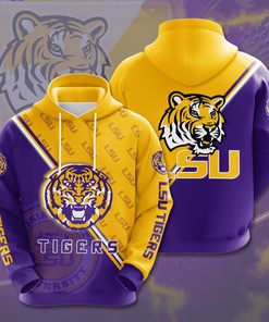All Over Print Lsu Tigers Sport Hoodie for a Bold and Fashionable Look
