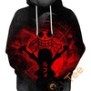 All Over Print Luffy Pirate King Hoodie with Bold Graphic Design