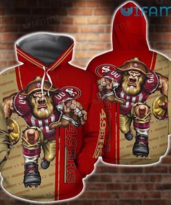 All Over Print Mascot Hoodie 3D San Francisco 49ers Gift