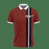 All Over Print Polo Shirt with 3D Printed Ford Mustang LPH-NH Polo Shirt (Red)
