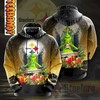 All Over Print Zip Up Hoodie Men - Pittsburgh Steelers