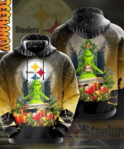 All Over Print Zip Up Hoodie Men - Pittsburgh Steelers