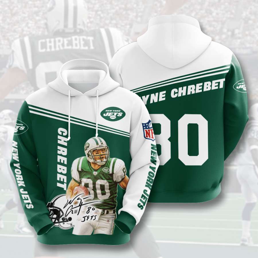 All-Over Print New York Jets 3D Hoodie for Men