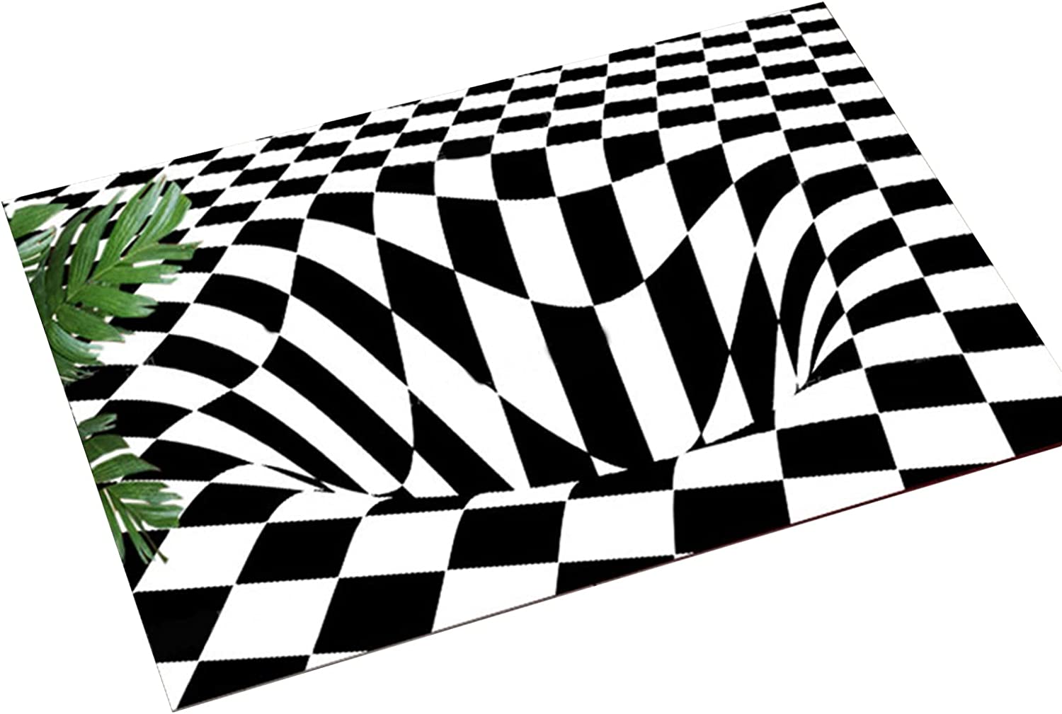 Altsuceser 3D Carpet Bottomless Hole Optical Illusion Area Rug - Large Vortexes Illusion Floor Mat