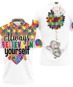 Always Believe In Yourself All Over Print Polo Shirt for Fans
