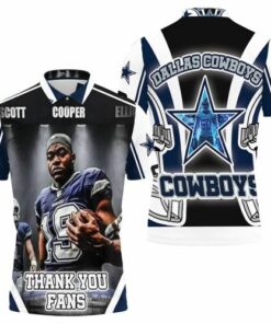 Amari Cooper #19 Dallas Cowboys NFC East Division Champions Super Bowl 2021 3D All Over Print Polo Shirt for Fans