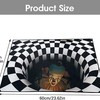 Amber Lewis x Loloi Georgie Collection GER-07 Moss/Salmon Rectangular Vortex Area Rug