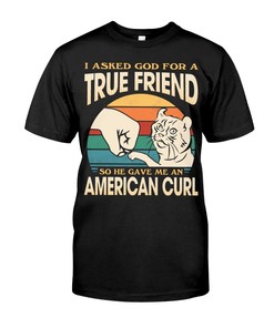 American Curl Cat T-Shirt - A Cute And Cozy Addition To Your Cat Clothing Collection