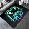 American Flag Design Floor Mats with Perfect Gamer Bedroom Decor for Boys in Bedroom and Living Room