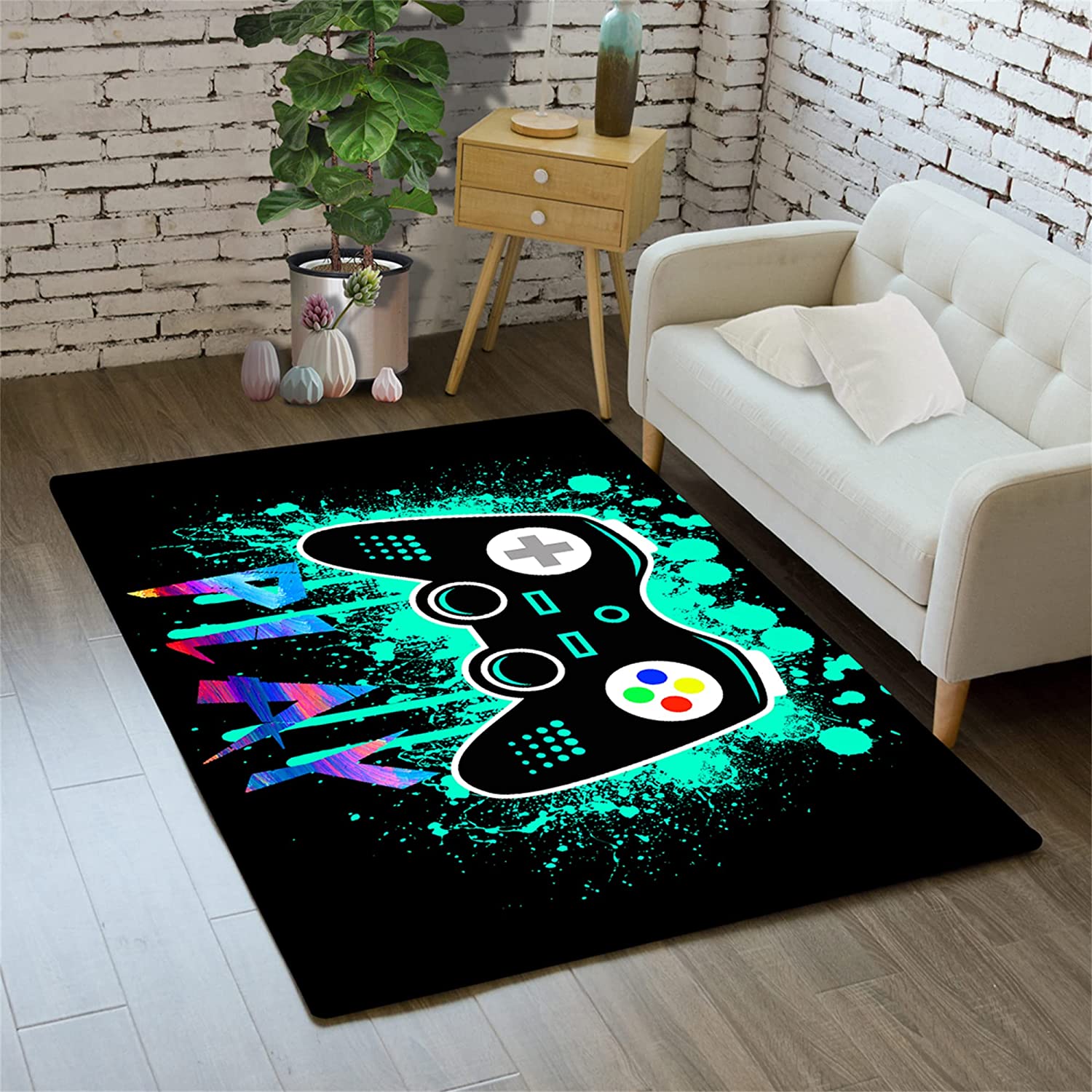 American Flag Design Floor Mats with Perfect Gamer Bedroom Decor for Boys in Bedroom and Living Room - Image 2