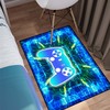 American Flag Gaming Rug for Boys Room Decor with Video Game Controller